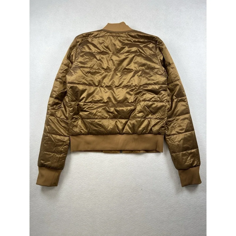Lululemon Non Stop Bomber Jacket Womens 4 Frontier Full Zip Reversible Primaloft